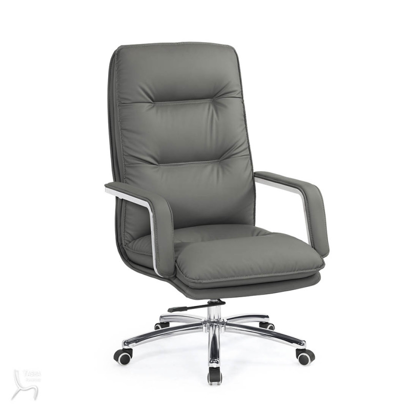 1659-2 布蘭德辦公椅(灰色)(皮)