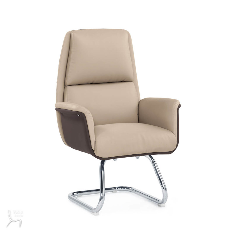 1652-3 珍妮洽談椅(米白色)(皮)