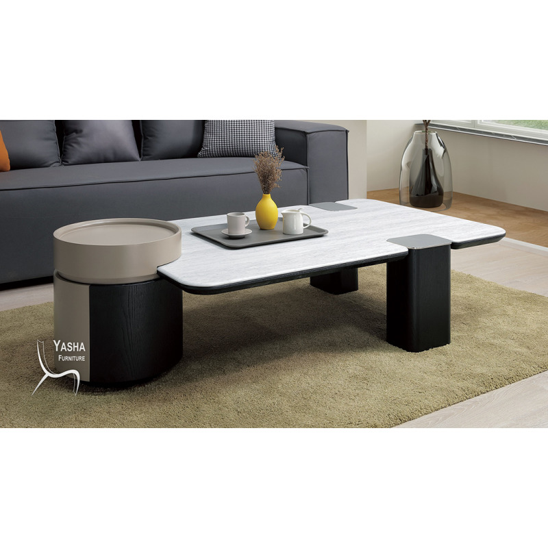 B305-01 瑪克辛石面大茶几 (8838)