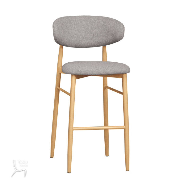 1883-6 奈德吧椅(高)(灰色布)