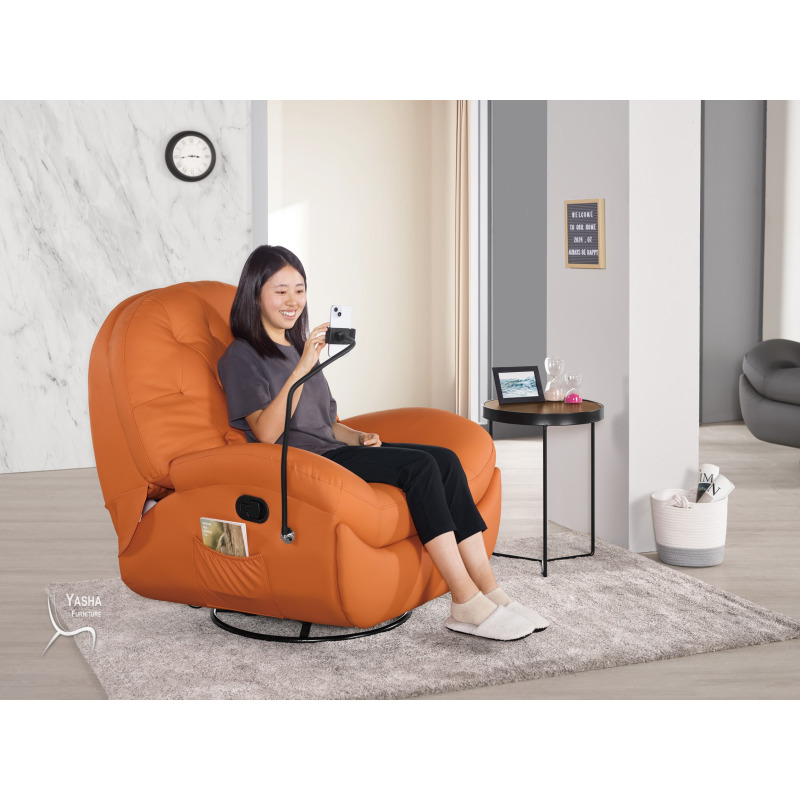 1389-1 里斯特功能休閒沙發椅(橘色)