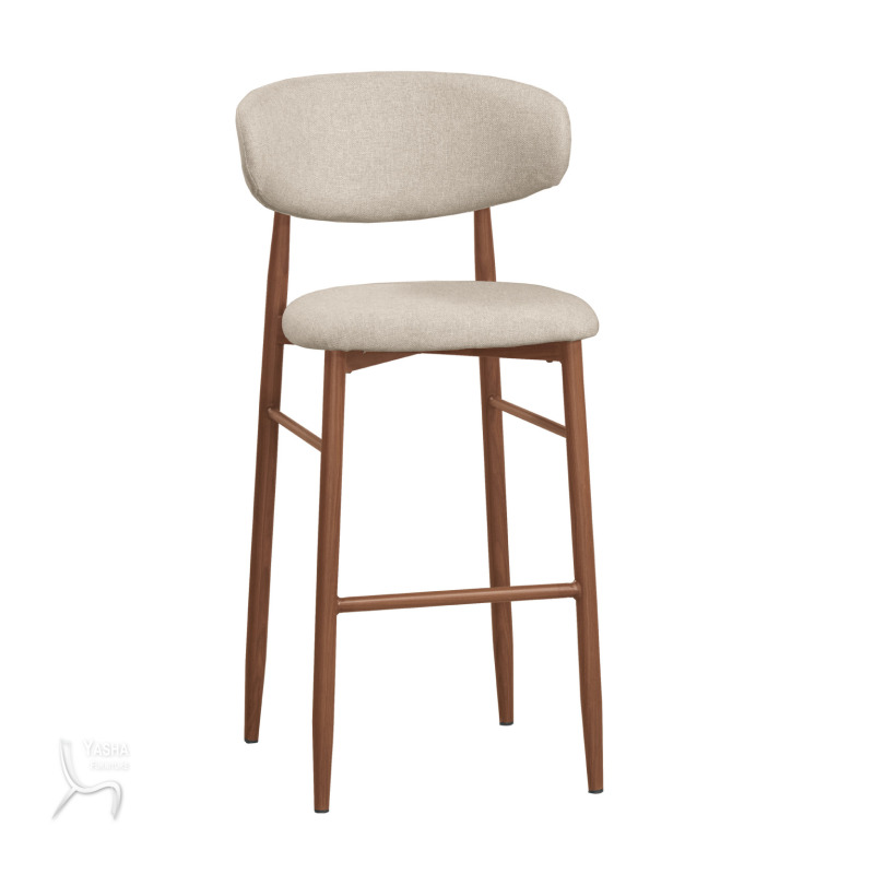 1883-5 奈德吧椅(高)(米色布)