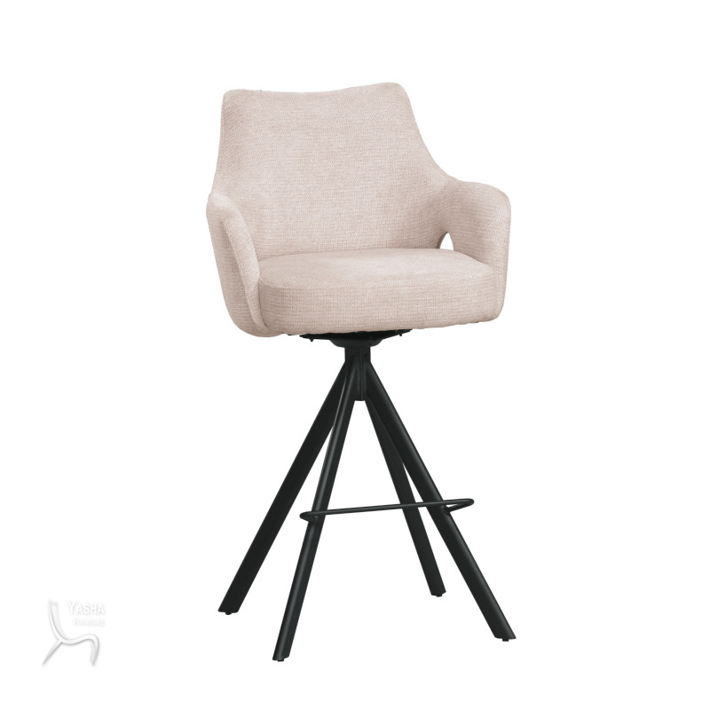 1883-2 強尼吧椅(高)(米色布)