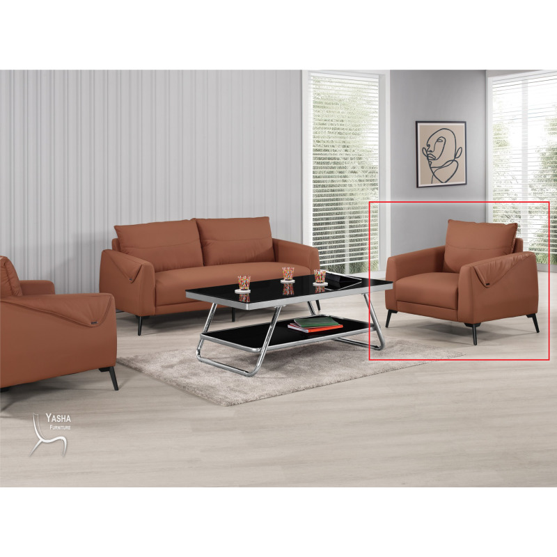 1348-2 亨利格單人椅(貓抓皮)