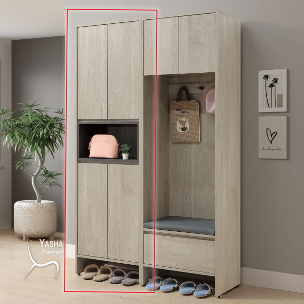 B402-01 威瑟斯2尺四門鞋櫃 (HY876)