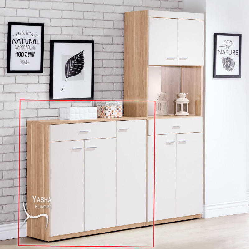 B404-04 可娜北歐3尺鞋櫃 (B854)