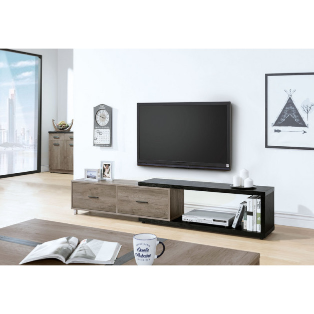 B381-02 肯特古橡色4尺伸縮長櫃 (B881)