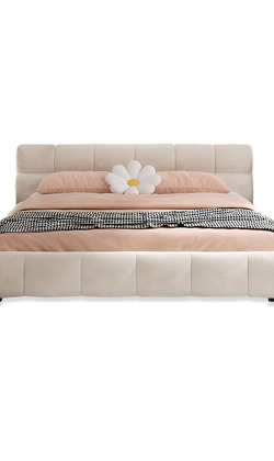 Cream puffs泡芙雙人床架 5尺/6尺/7尺 (JR-8016)