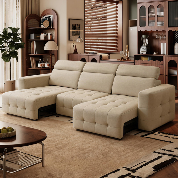 萊妮│電動沙發│貓抓布│ME-A2615