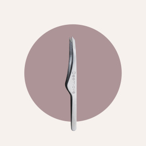 Deem Love - 專業斜口除毛夾【熱蠟除毛】▸銀色◂