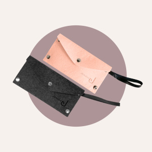 羊毛氈工具包▸粉紅色/深灰色◂