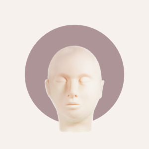 教學練習用假人頭【矽膠實心】