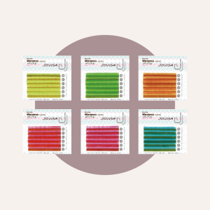 6D 多根稼接 -【馬卡龍0.07-螢光系列】睫毛 全彩C捲
