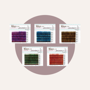 6D 多根稼接 -【馬卡龍0.07-迷彩系列】睫毛 全彩C卷