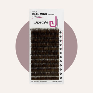 3D 單根稼接 -【100%加拿大水貂毛 J卷】睫毛▸咖啡◂✜限定優惠✜