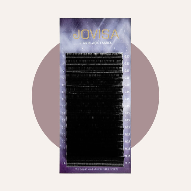 3D 單根稼接 -【皇家星鑽黑】睫毛 C/D