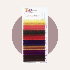 3D 單根稼接 -【彩虹睫毛 0.15】全彩睫毛 B/C
