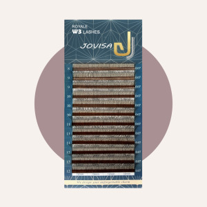 6D 朵毛稼接 -【W3魅力輕羽0.07】睫毛 C/CC▸焦糖◂ 惜福良品