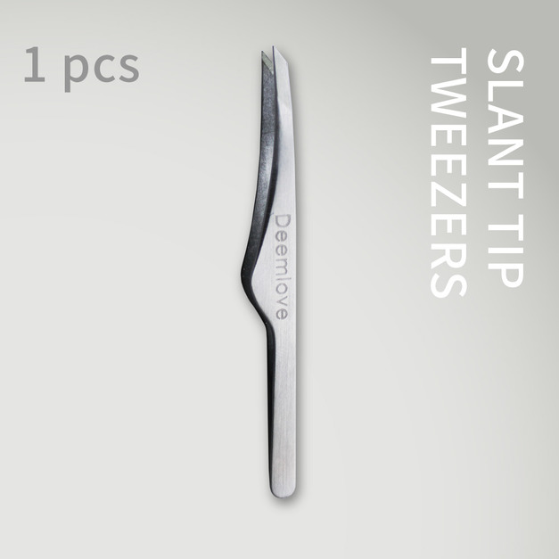 Deem Love - 專業斜口除毛夾【熱蠟除毛】▸銀色◂