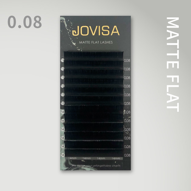 3D 單根稼接 -【霧黑魅影0.08】扁毛 C/CC/D