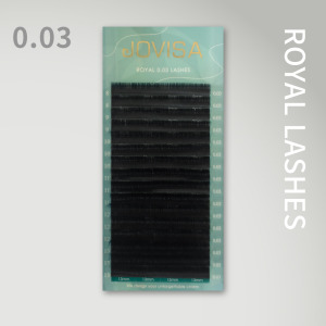 6D 多根稼接 -【皇家0.03】睫毛 C/CC/D系列▸黑色◂