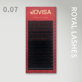 6D 多根稼接 -【皇家0.07】睫毛 J/B/C/CC/D▸黑色◂ 