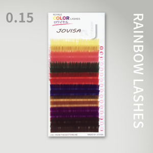 3D 單根稼接 -【彩虹睫毛 0.15】全彩睫毛 B/C
