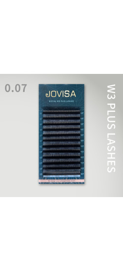 6D 朵毛稼接 -【W3魅力輕羽0.07】睫毛 C/CC▸黑色▸10月