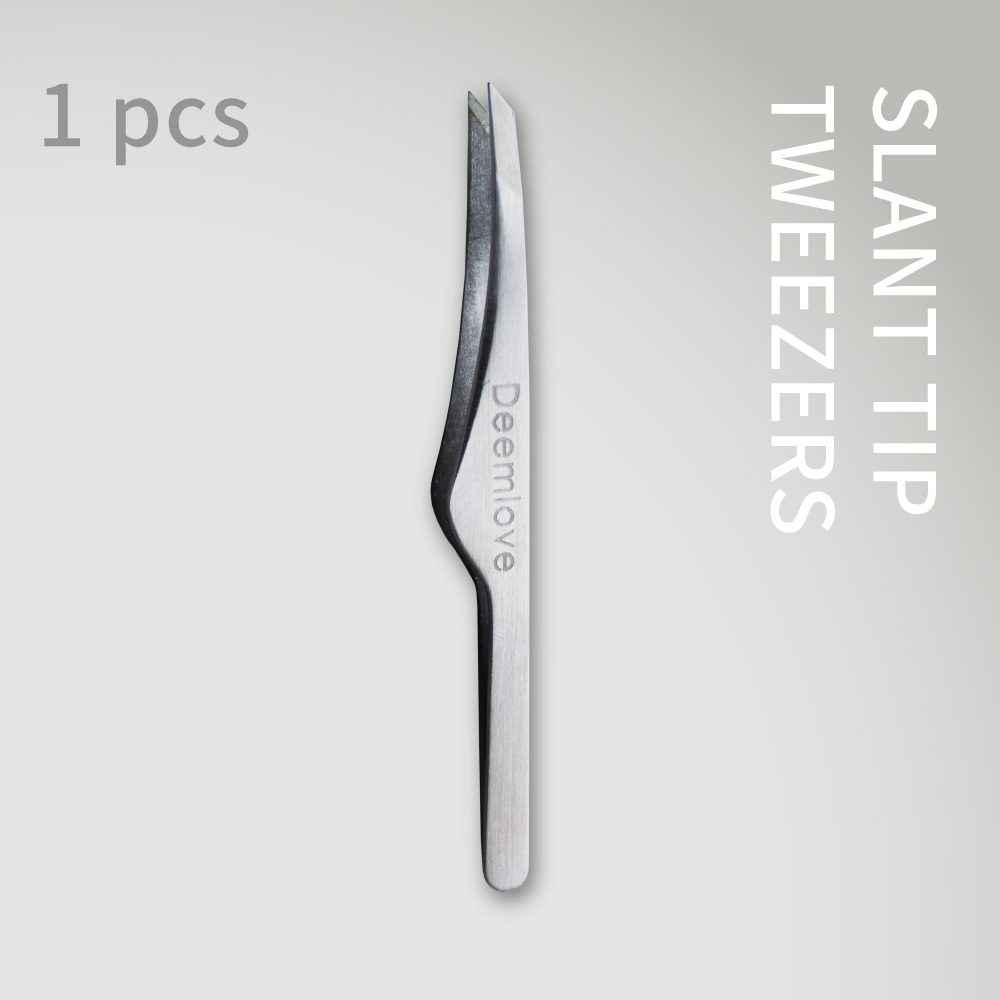 Deem Love - 專業斜口除毛夾【熱蠟除毛】▸銀色◂