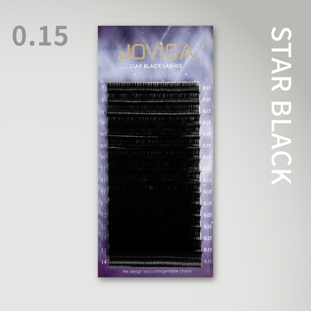 3D 單根稼接 -【皇家星鑽黑】睫毛 C/D