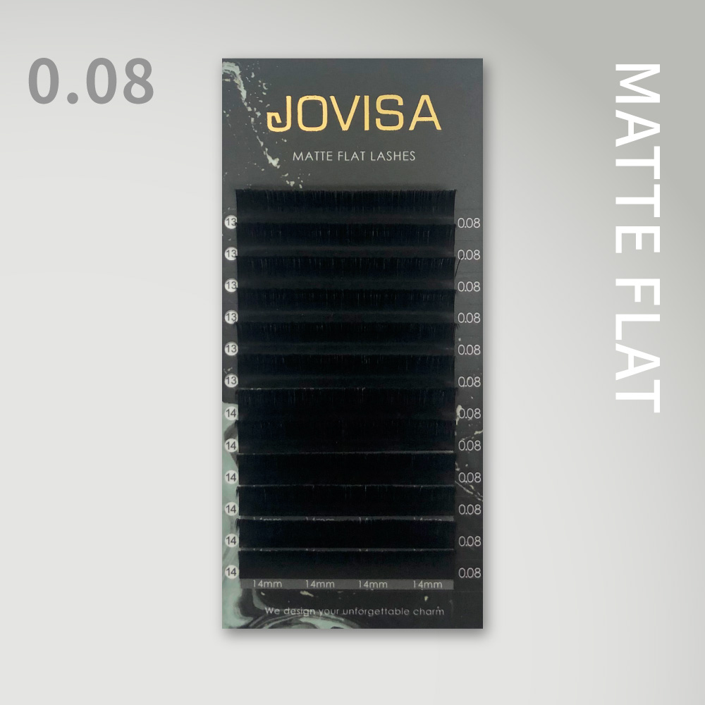 3D 單根稼接 -【霧黑魅影0.08】扁毛 C/CC/D