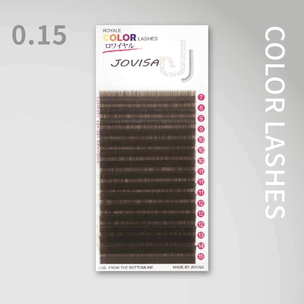 3D 單根稼接 -【經典可可 0.15】睫毛 全彩C捲