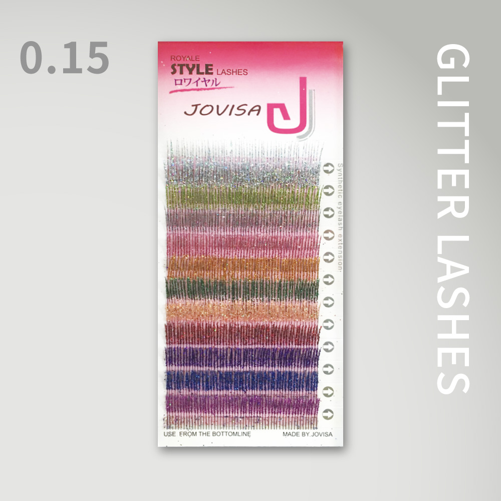 3D 單根稼接 -【星彩亮片 B卷 0.15 9mm】睫毛