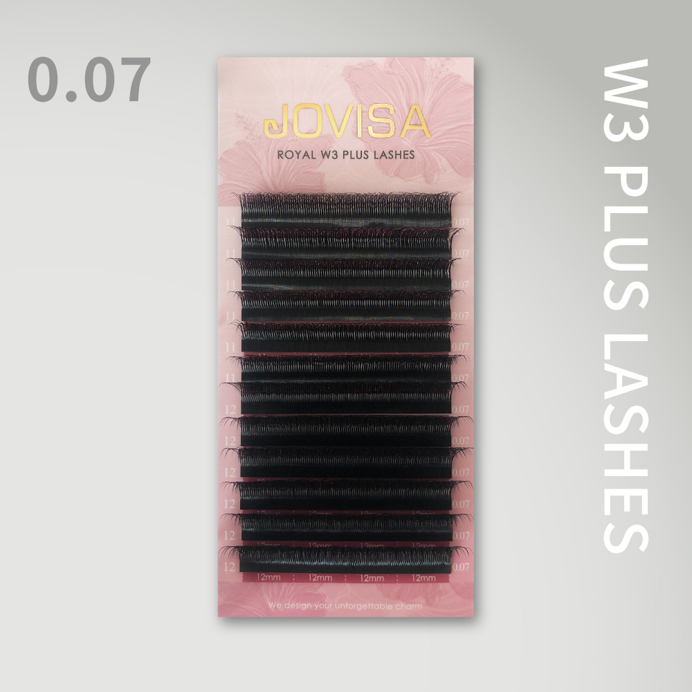 6D 朵毛稼接 -【W3扶桑輕羽0.07】睫毛 CC/D