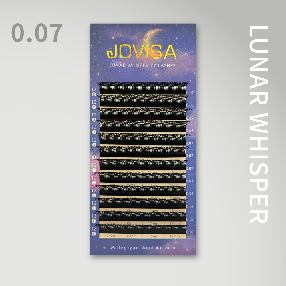 6D 朵毛稼接 -【月光之韻0.07】睫毛 CC/D系列▸黑色◂ 