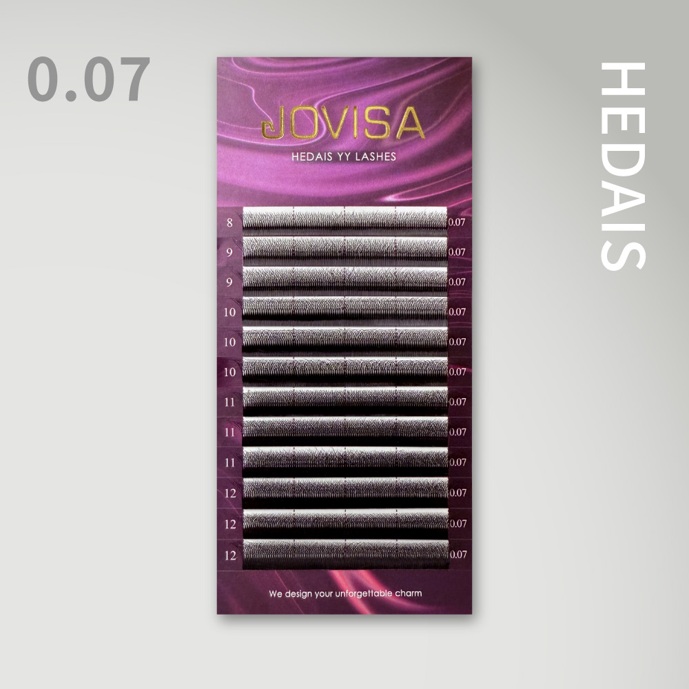 6D 朵毛稼接 -【赫黛絲0.07】睫毛 CC/D系列▸黑色◂ 