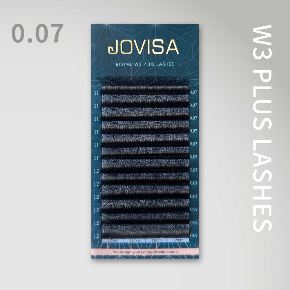 6D 朵毛稼接 -【W3魅力輕羽0.07】睫毛 C/CC▸黑色◂