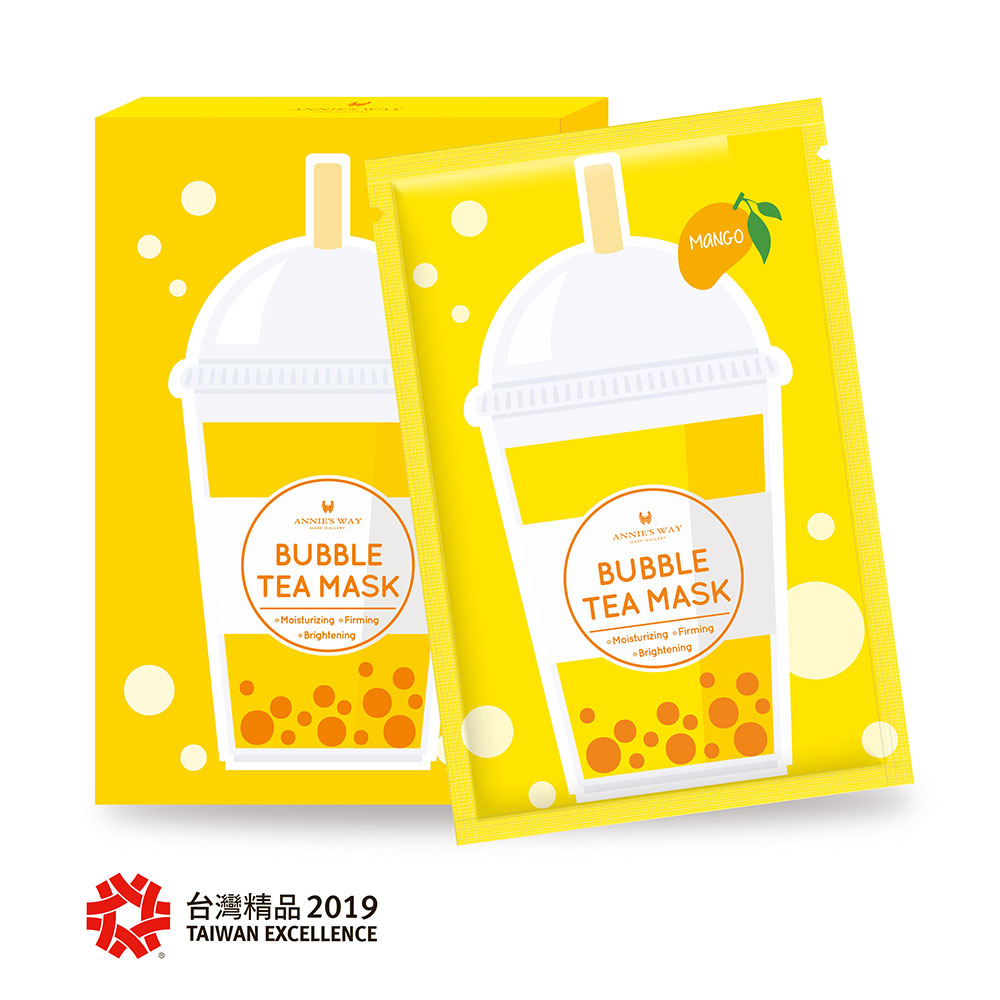【珍珠奶茶】芒果滋潤面膜  (5入/盒)