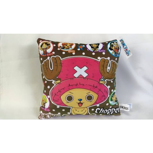 30X30喬巴方枕(咖啡色)