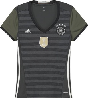 2016德國歐洲國家盃客場球衣 女版
