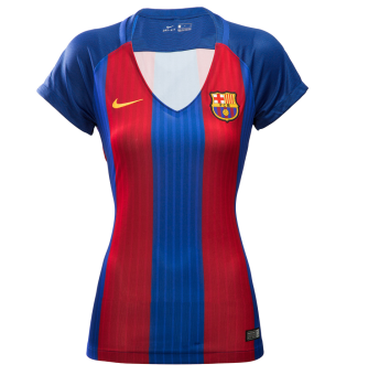 巴塞隆納16/17主場球衣-女裝版連同MESSI印字