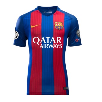 巴塞隆納16/17主場球衣-歐冠版