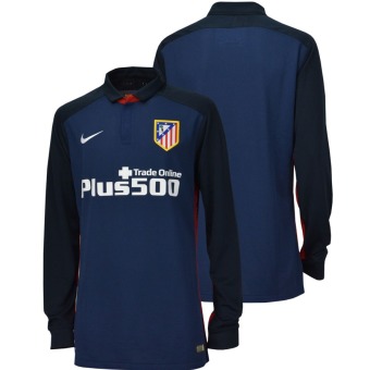 馬德里競技15/16客場長袖球員版球衣 歐冠版