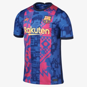 巴塞隆納21/22第二客場球衣