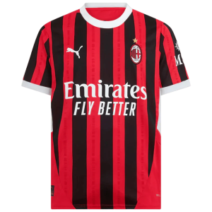 AC米蘭24/25主場球衣-歐冠版