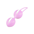 聰明球球雙球DUO-女性情趣運動球球(白/粉紅)