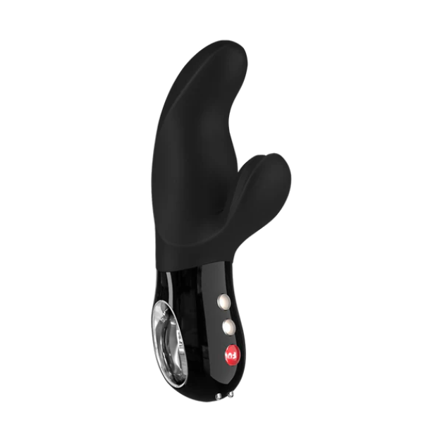 (Dcard全新福利品 65折)碧玉小姐(小)-雙重時尚奢華按摩棒(黑)(充電式)