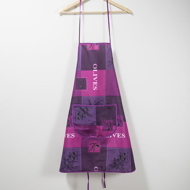 法國Couleur Montagne黑橄欖廚房圍裙 (紫)