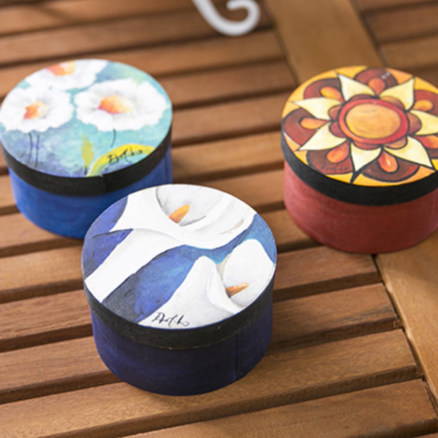 西班牙藝術家Evollo手繪紙盒 (三色擇一)