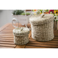 北歐Tiger圓形竹編式藤籃 (1套3個)